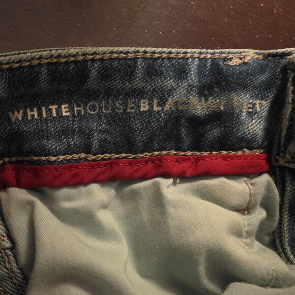 WHITE HOUSE BLACK MARKET JEANS THE SCULPT Size 6 Women's High-Rise Bling! EUC - Picture 9 of 11